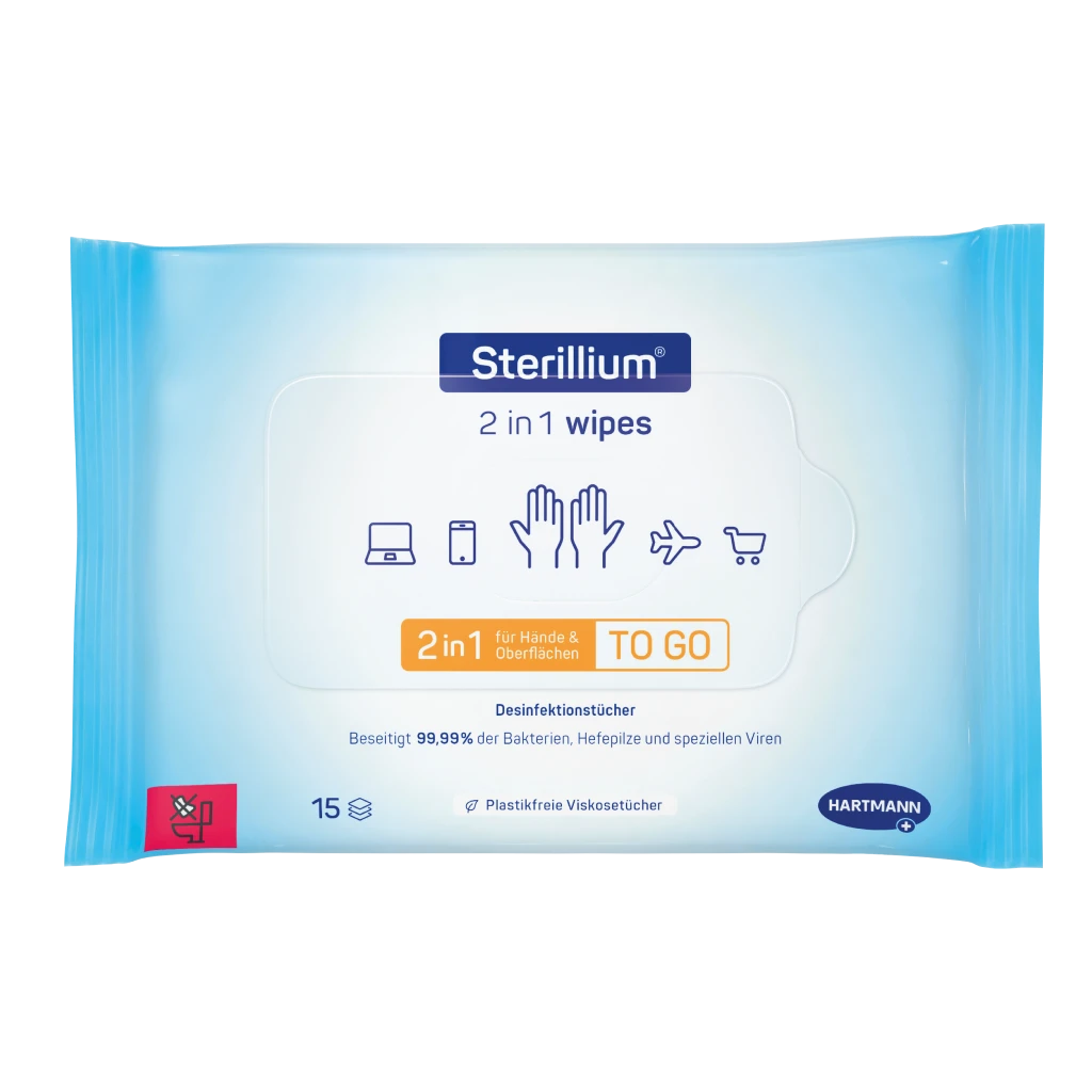 Sterillium® 2 in 1 wipes